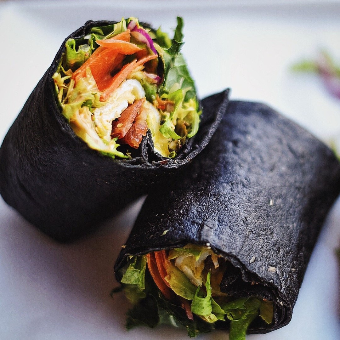 Pizza Base / Wrap Charcoal Wraps x 4 -19cm