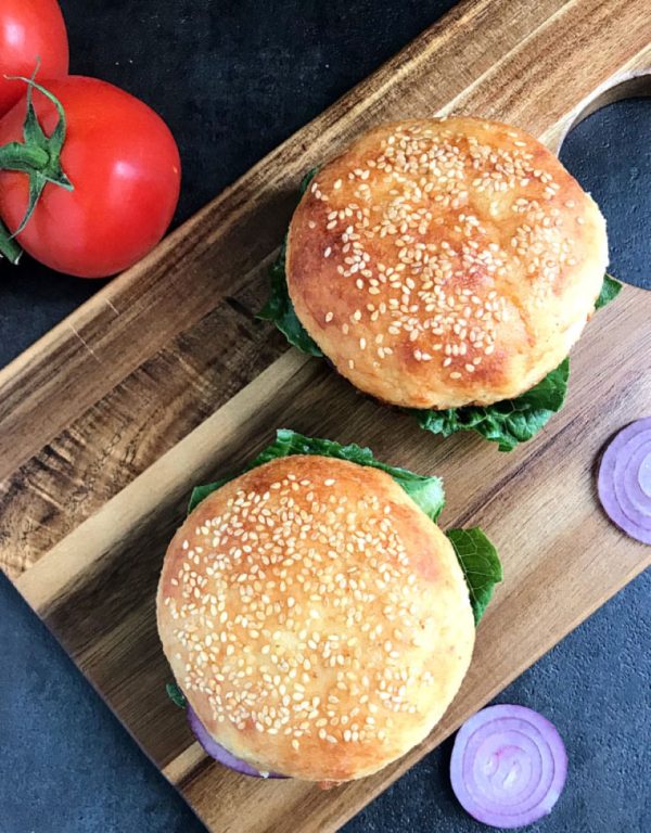 Low Carb White Hamburger Rolls (2\'s)
