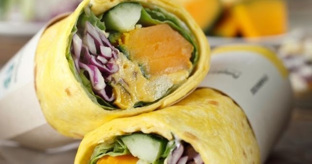 Pizza Base / Wrap Pumpkin x 4 -19cm