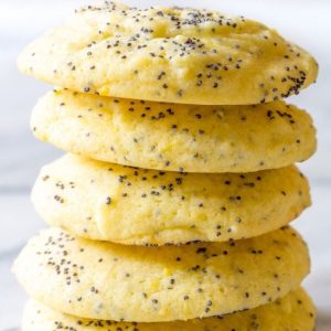 Vegan GF Biscuits - Lemon & Poppy Seed x 6